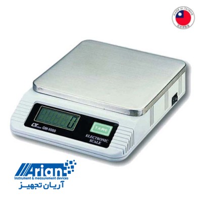 فروش ویژه  ترازوی 5 کیلوگرمی با دقت یک گرم اتصال به کامپیوتر لترون LUTRON GM-5000
